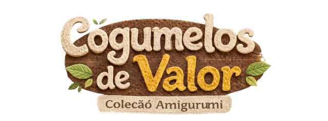 Cogumelos Mágicos Amigurumi Logo